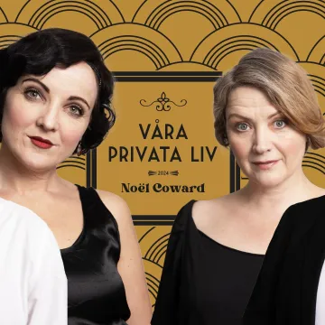 teateraffish "Våra privata liv", 2 kvinnor 2 män