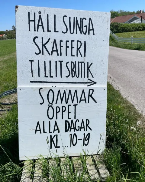 skylt sommaröppet